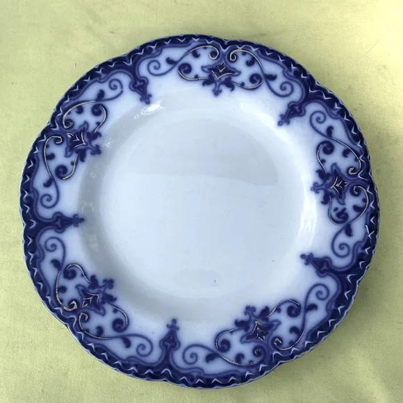 Johnson Bros Blue Flow Jewel Fine Bone China 8” Plate - Picture 5 of 5